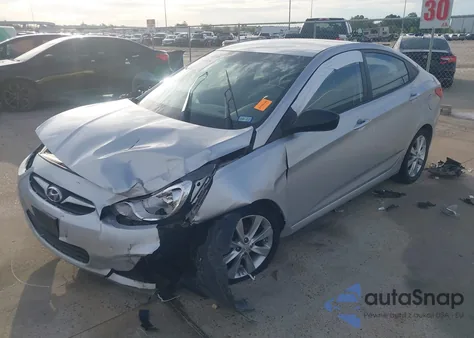 2012 Hyundai Accent Gls из США, поврежденный, VIN KMHCU4AE9CU086355